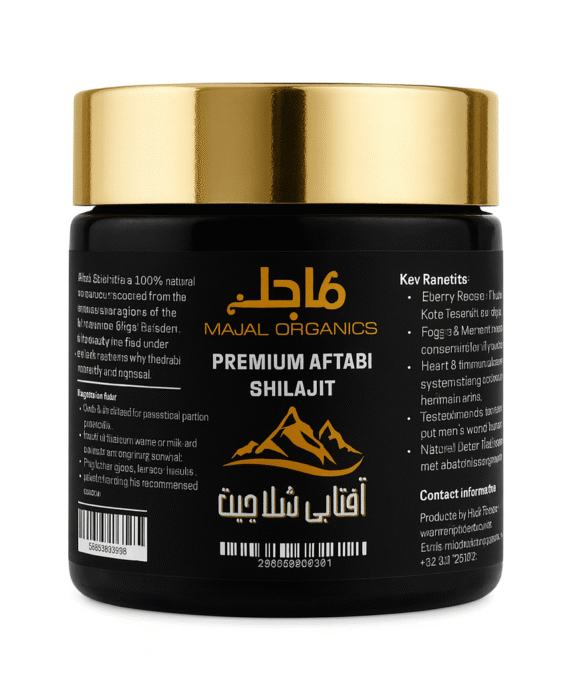 Aftabi Shilajit – 100% Pure Himalayan Natural Shilajit | Energy, Strength & Stamina Booster