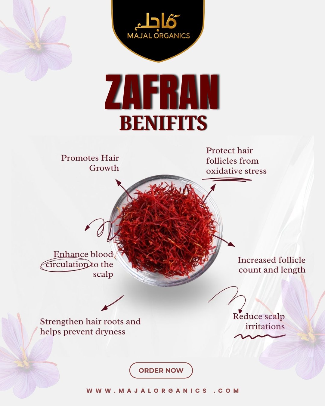 Premium Zafran – 100% Pure Kashmiri Saffron | Natural Aroma & Golden Threads