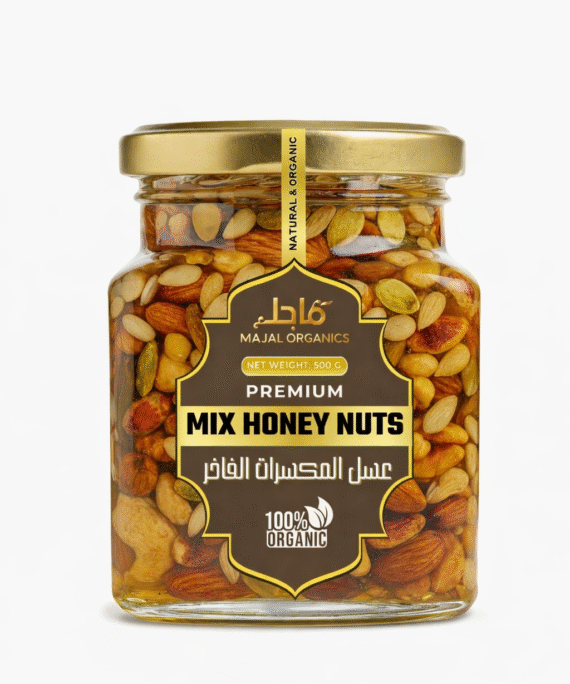Premium Mix Honey Nuts – 500g | Majal Organics